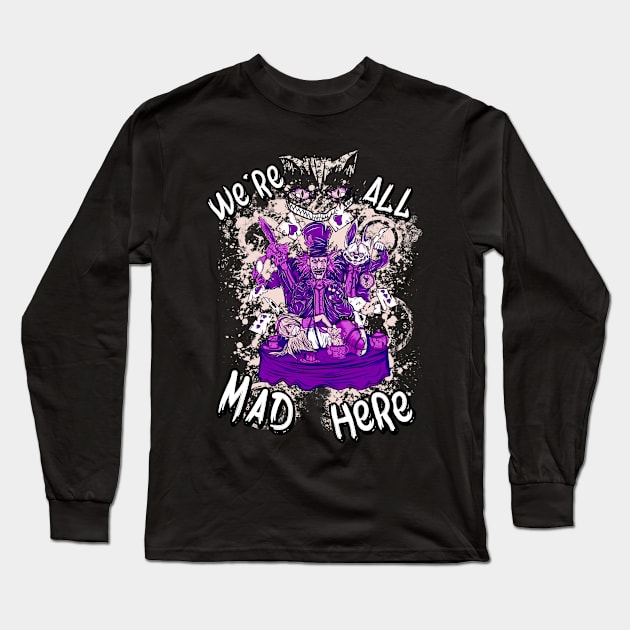 Alice in Madland Long Sleeve T-Shirt by GeryArts